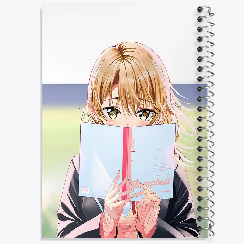 دفتر ژورنال نویسی 50 برگ خندالو مدل نقطه ای طرح ایروها انیمه جوانی کمدی رومانتیک من کد 32539