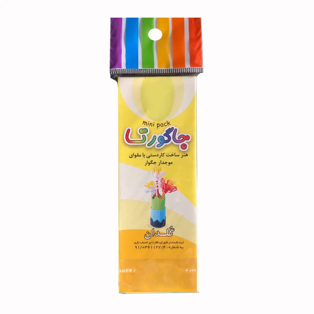 مقوا جاگورتا مدل GOL سایز 5.2x14.8 سانتی متر بسته 8 عددی