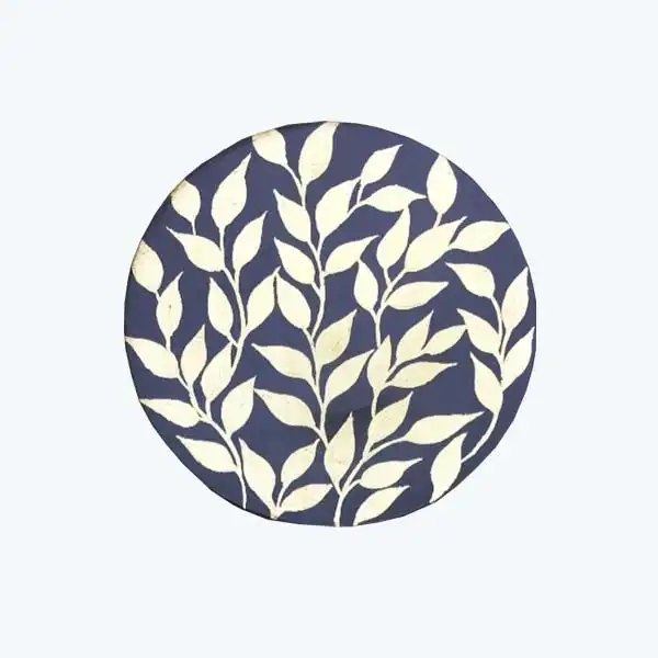 بشقاب دیوارکوب سفالی طرح گل مجموعه ۳ عددی