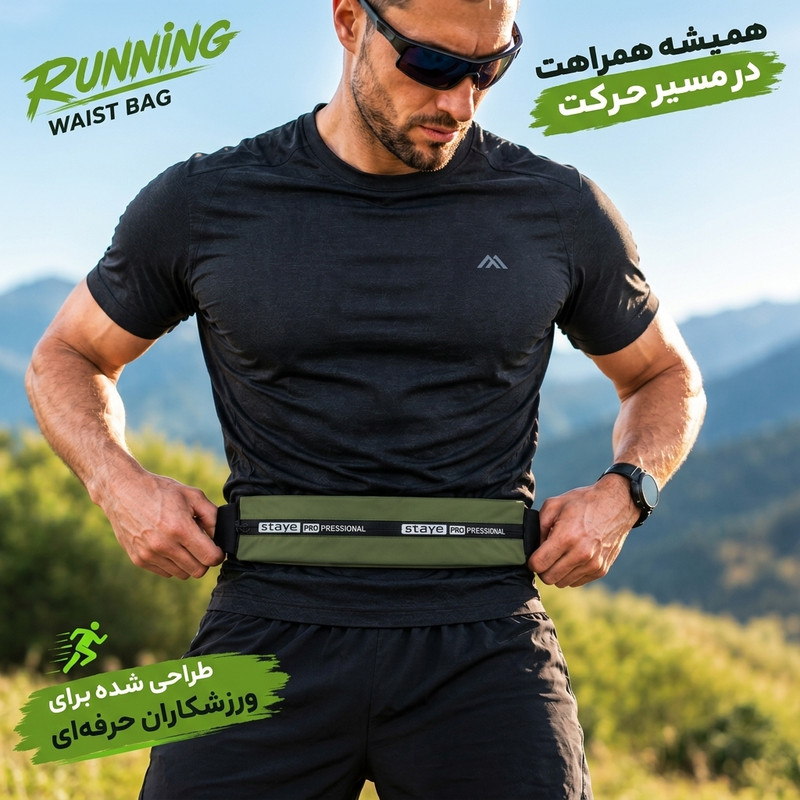 کیف کمری مدل رانینگ ضد آب کد D7