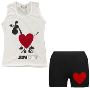 ست تاپ و شلوارک دخترانه کاندید اسپرت مدل 36