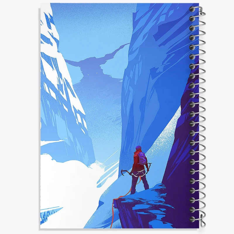 دفتر مشق 50 برگ خندالو طرح کوهنورد کد F131