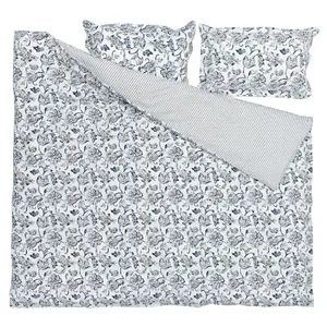 سرویس ملحفه ایکیا مدل JUNIMAGNOLIA دو نفره 3 تکه