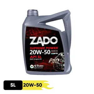 روغن موتور خودرو زادو مدل SAE 20W50-SL حجم 4.5 لیتر