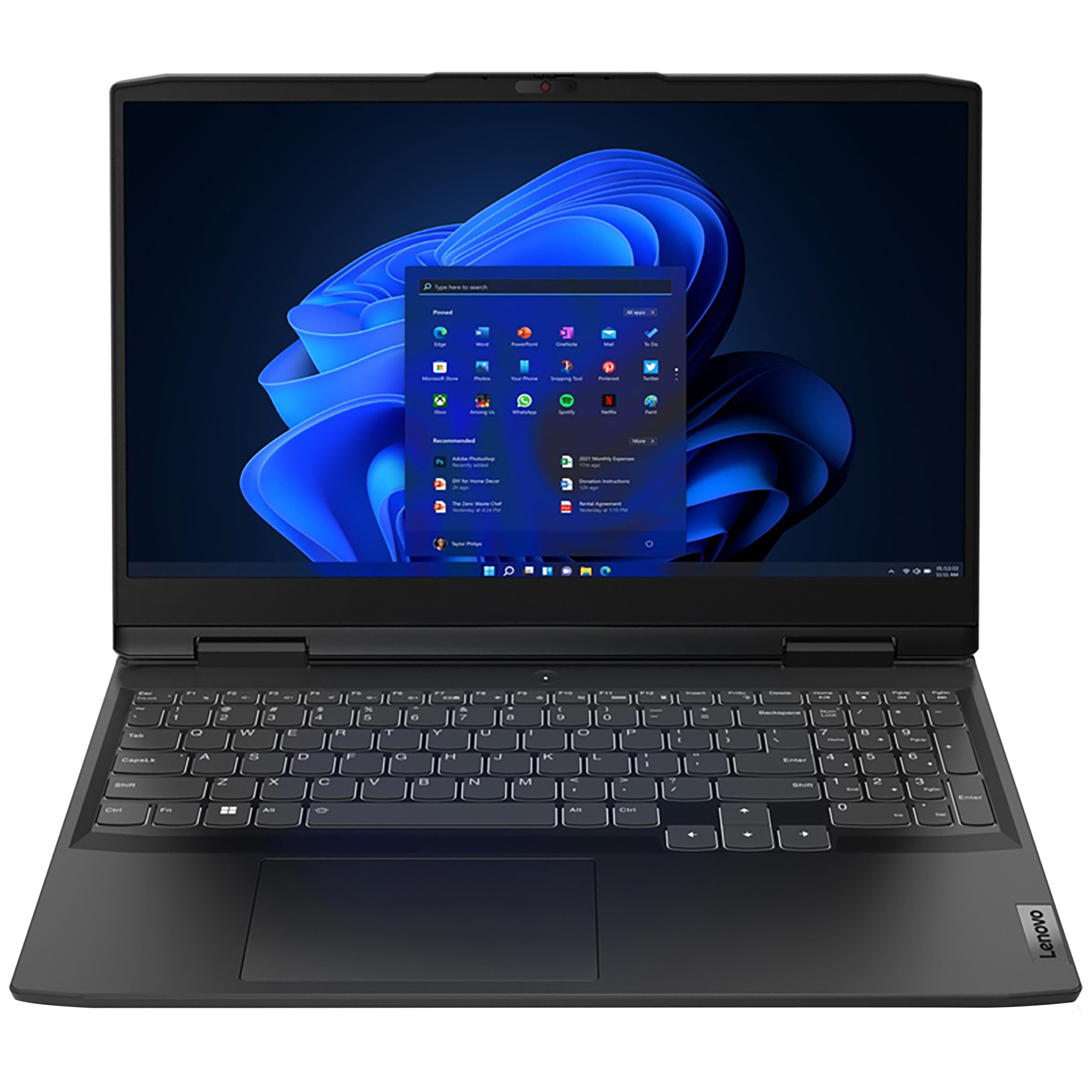 لپ تاپ 15.6 اینچی لنوو مدل IdeaPad Gaming 3-15IAH7-i5 16GB 512SSD RTX3050