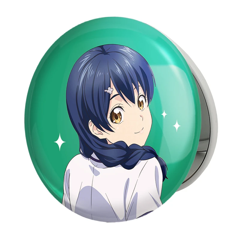 آینه جیبی خندالو طرح مگومی انیمه جنگ غذاها Food Wars مدل تاشو کد 16970 