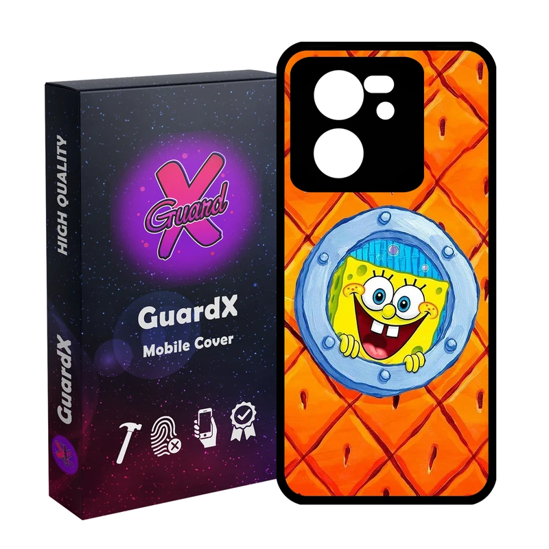کاور گارد ایکس طرح باب اسفنجی مدل 10982 مناسب برای گوشی موبایل شیائومی 13T/13T Pro/Redmi K60 Ultra