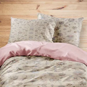 سرویس روتختی مدوپد طرح فرش تبریز مدل C-Tabriz30 یک نفره 4 تکه