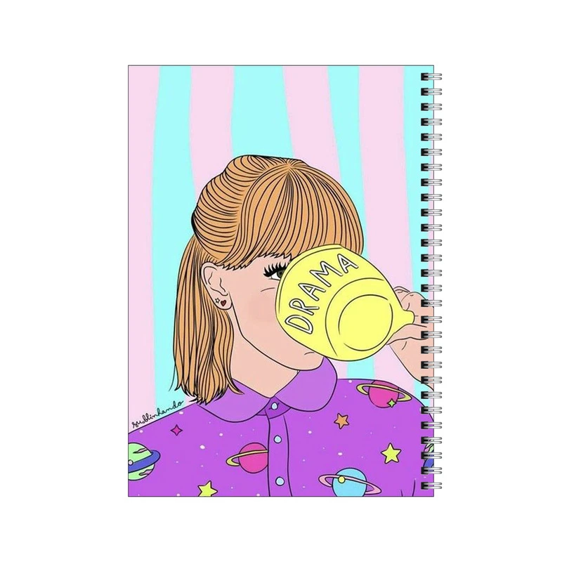 دفتر مشق 50 برگ بامبیلیپ طرح رویای کهکشانی کد 4446880