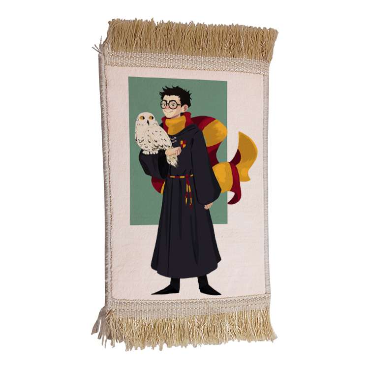 فرش ماشینی دیوارکوب مدل هری پاتر کد 99