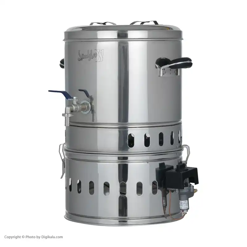 سماور گازی دنیای استیل مدل gb20 گنجايش ٢٠ ليتر
