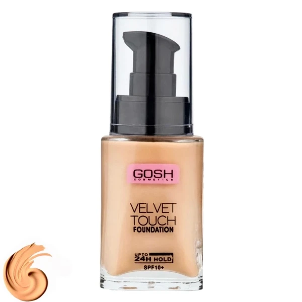 کرم پودر مایع SPF10 گاش مدل Velvet Touch شماره 402 مناسب برای انواع پوست حجم 34 میلی لیتر