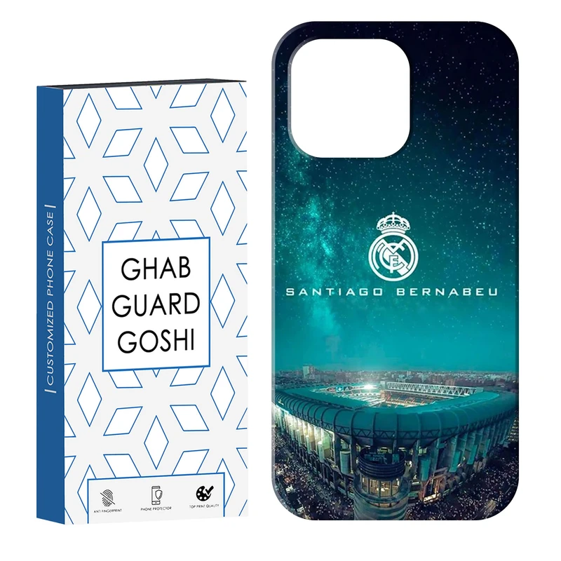 کاور قاب گارد گوشی طرح رئال مادرید کد Dimo-587 مناسب برای گوشی موبایل اپل IPHONE 14 PRO   