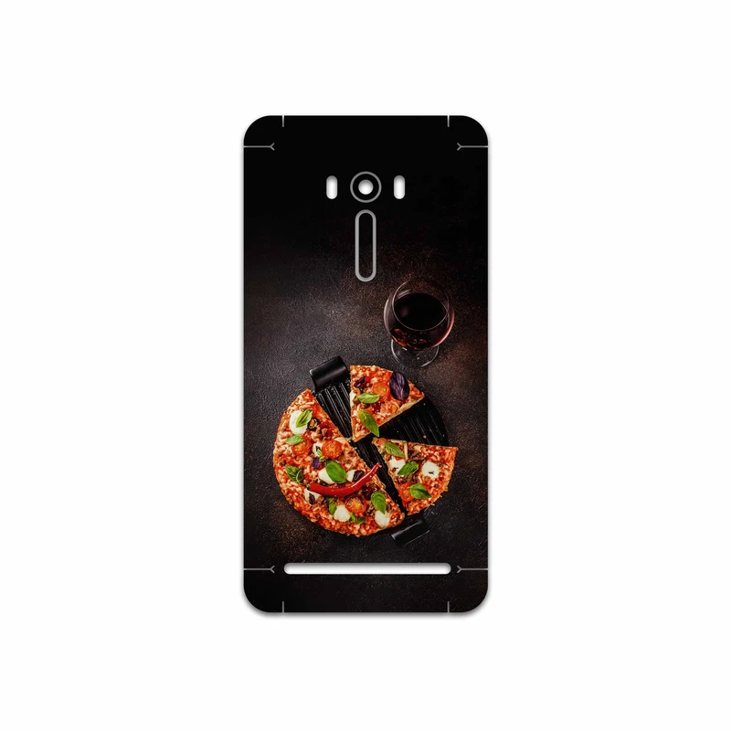 برچسب پوششی ماهوت مدل Pizza مناسب برای گوشی موبایل ایسوس ZenFone Selfie