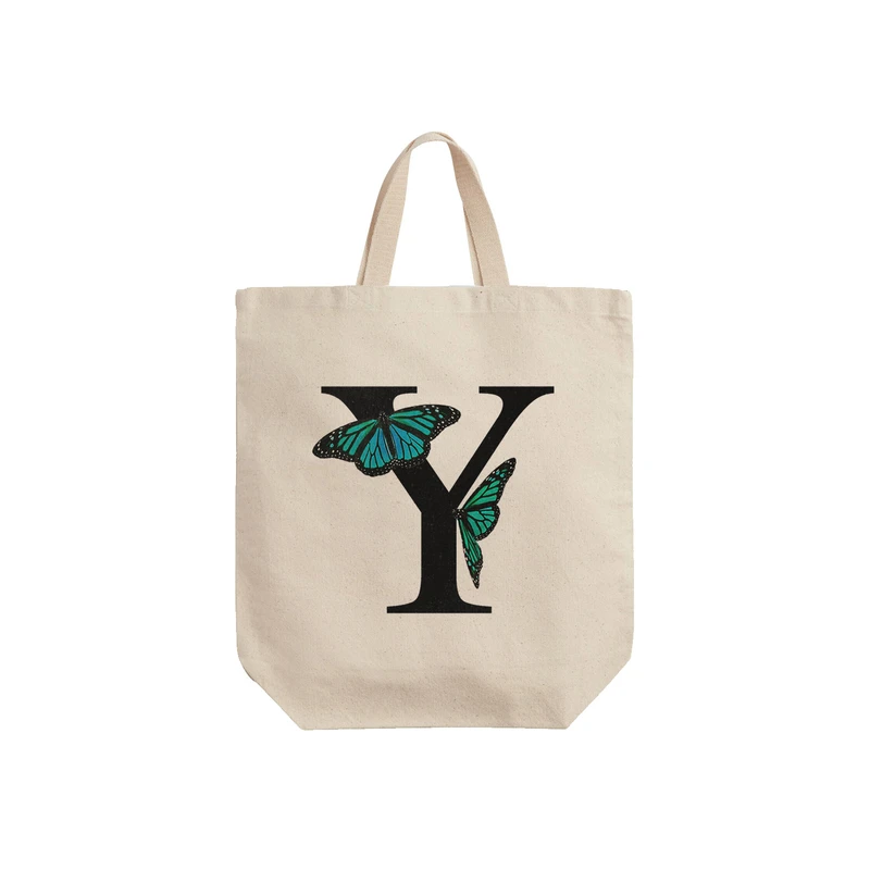 ساک خرید ترمه طراحان ایده مدل حرف Y پروانه ای کد cfp3027 - S