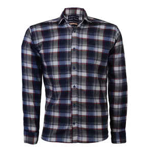 پیراهن آستین بلند مردانه مدل چهار خونه M21