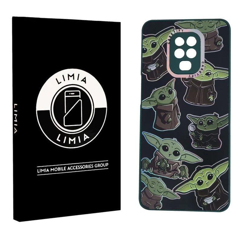کاور لیمیا مدل فانتزی لنزدار طرح عروسکی شبرنگی مناسب برای گوشی موبایل شیائومی Redmi Note 9S / 9Pro