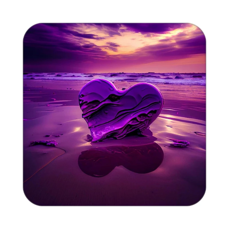 زیر لیوانی کاکتی مدل عاشقانه کد mp10142