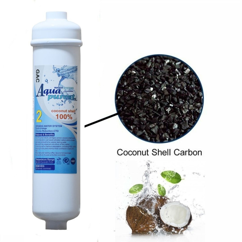 فیلتر یخچال ساید بای ساید آکوا پیورست مدل Activated Carbon