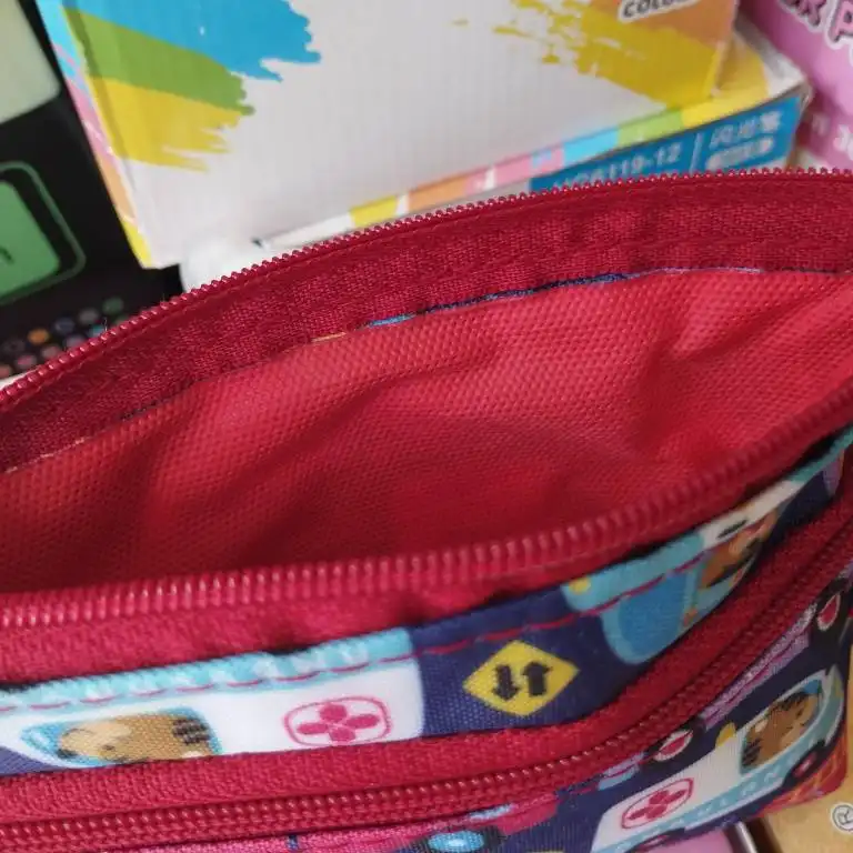 جامدادی پانی پو مدل دو زیپ طرح ماشین