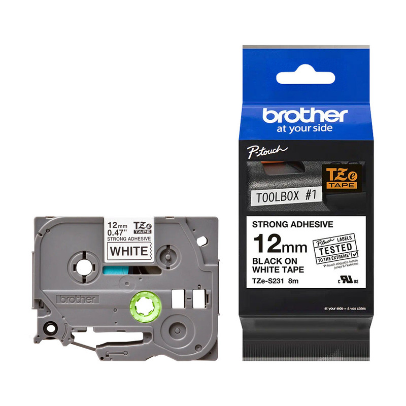 برچسب پرینتر لیبل زن برادر مدل TZe-S231