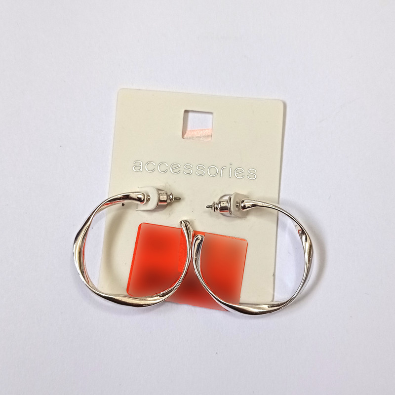 گوشواره زنانه اکسسورایز مدل میخی حلقه ای 5018