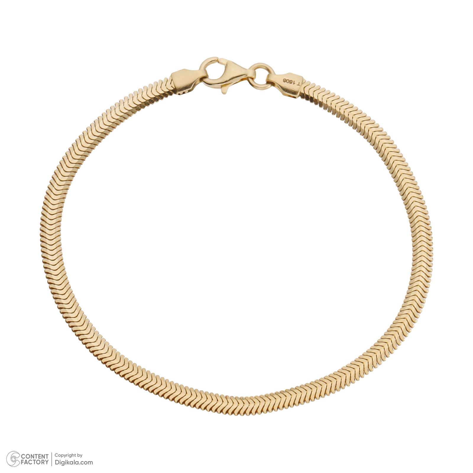 دستبند طلا 18 عیار زنانه مایا ماهک مدل MB1698 طرح تیغ ماهی -  - 2