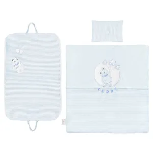 سرویس مسافرتی 3 تکه نوزادی پینک بلو مدل تدی