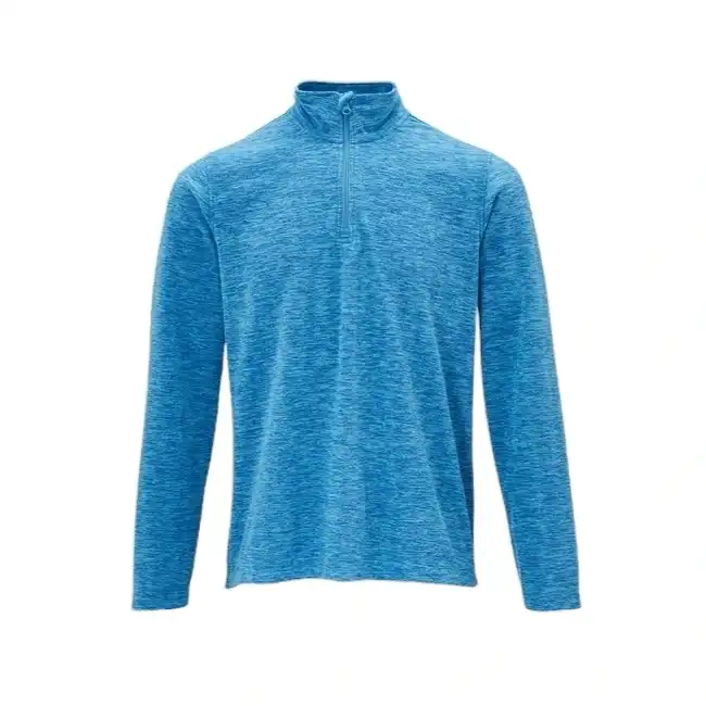 تی شرت آستین بلند ورزشی مردانه کرین مدل نیم زیپ کد Cr259517