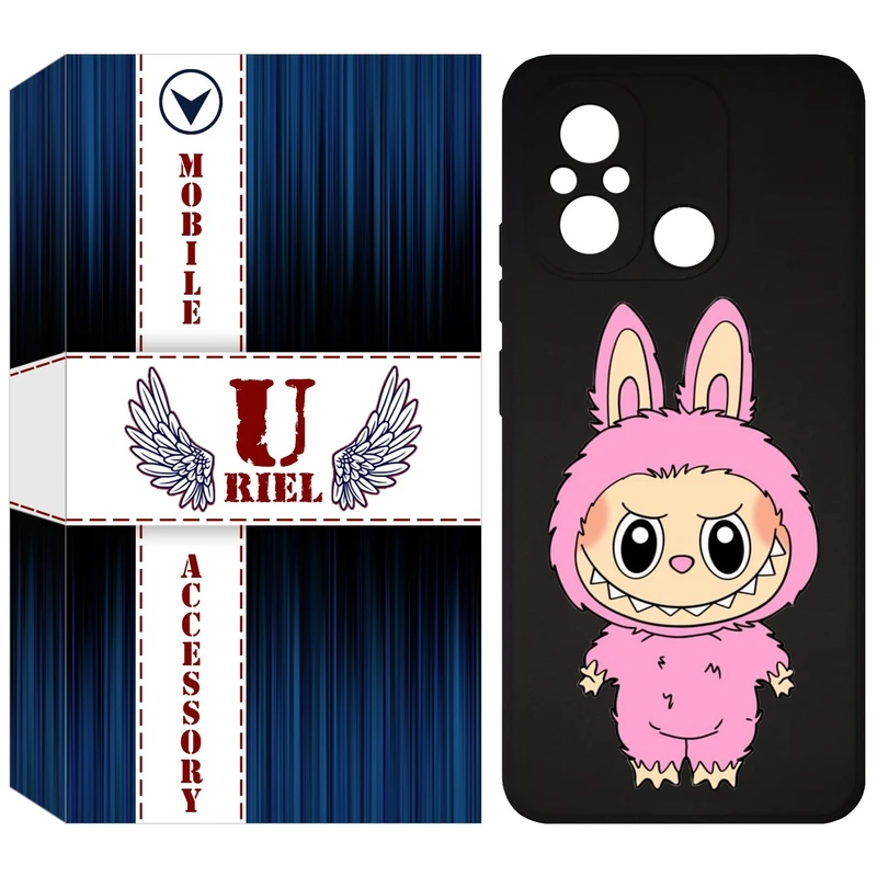 کاور یوریل قاب مدل KSH کد 129 طرح عروسک لبوبو مناسب برای گوشی موبایل شیائومی Redmi 12C
