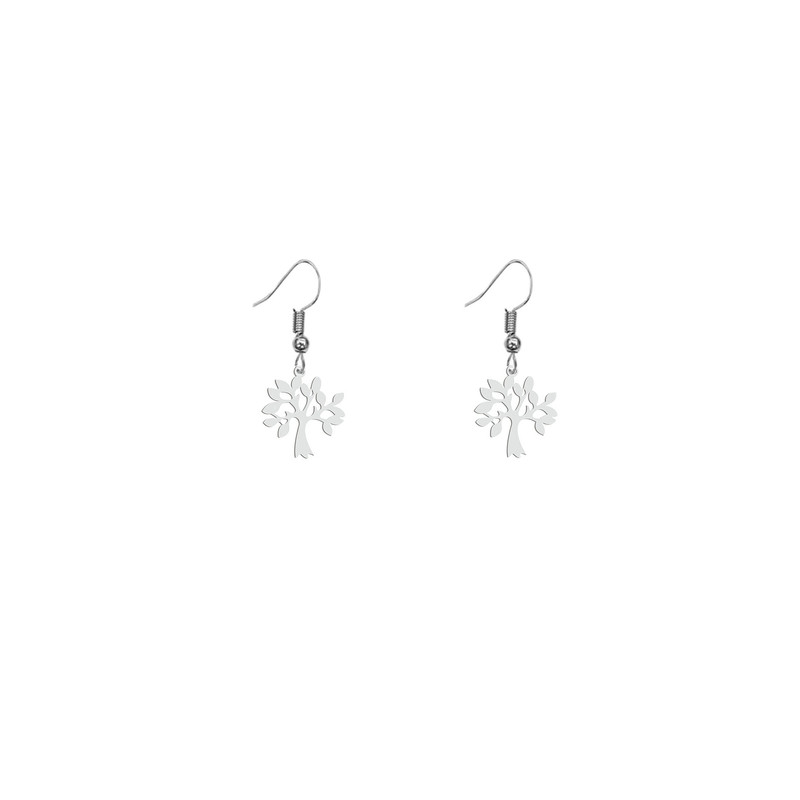 گوشواره زنانه هایکا طرح درخت مدل ha-172