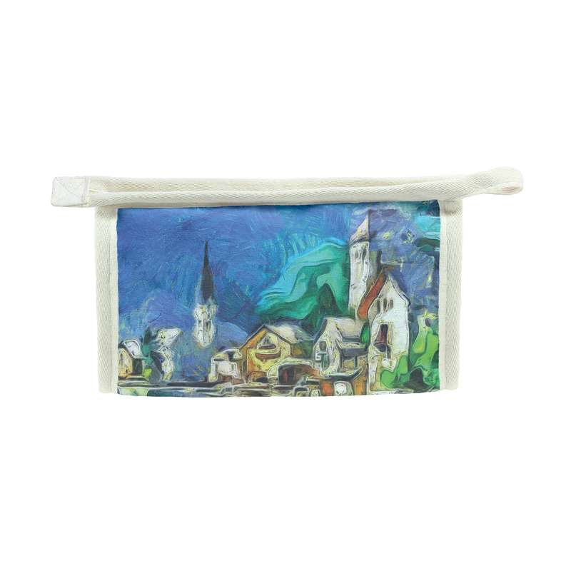 کیف لوازم آرایش زنانه مدل نقاشی کد f199