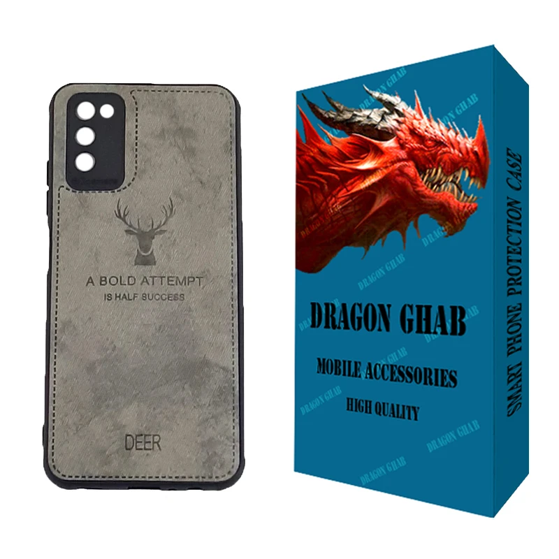 کاور دراگون قاب مدل گوزنی مناسب برای گوشی موبایل سامسونگ Galaxy A02s 