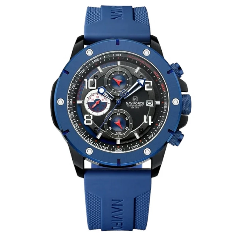 ساعت مچی عقربه‌ای مردانه نیوی فورس مدل کرنوگراف کد NF 8034 BB