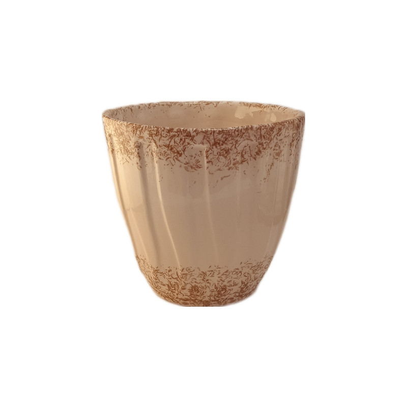 گلدان مدل رومیزی طرح خط خطی رنگی کد 10