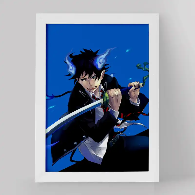 تابلو خندالو مدل رین انیمه جنگیر آبی کد 16355