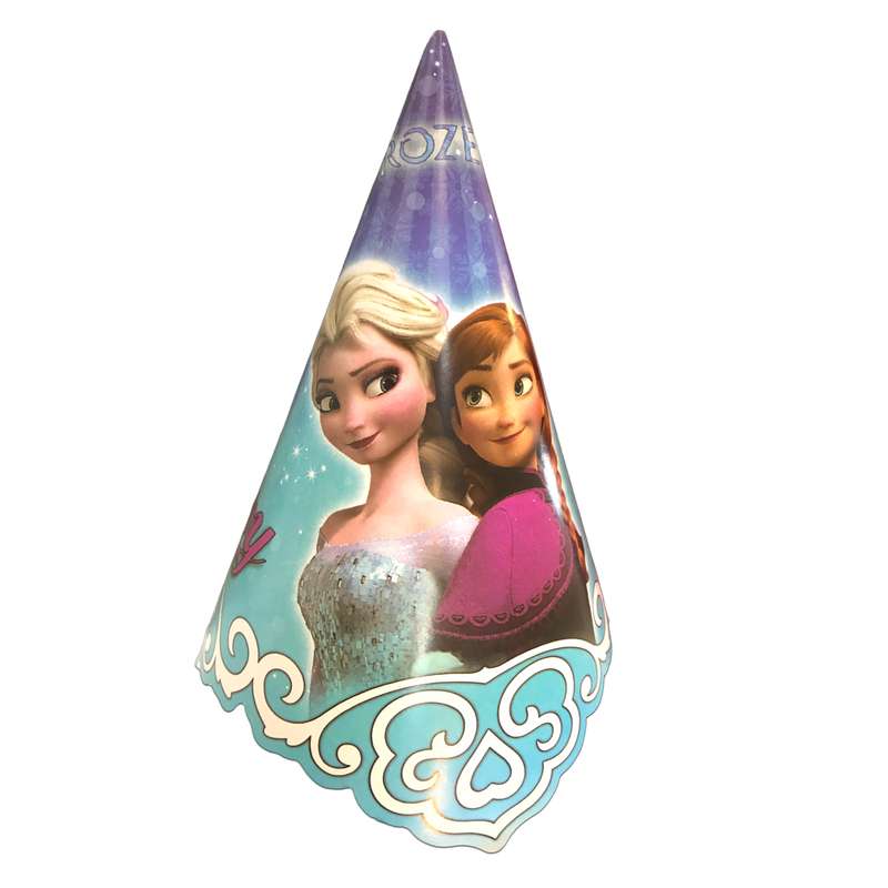 کلاه تولد مسترتم طرح السا و انا بسته 10 عددی