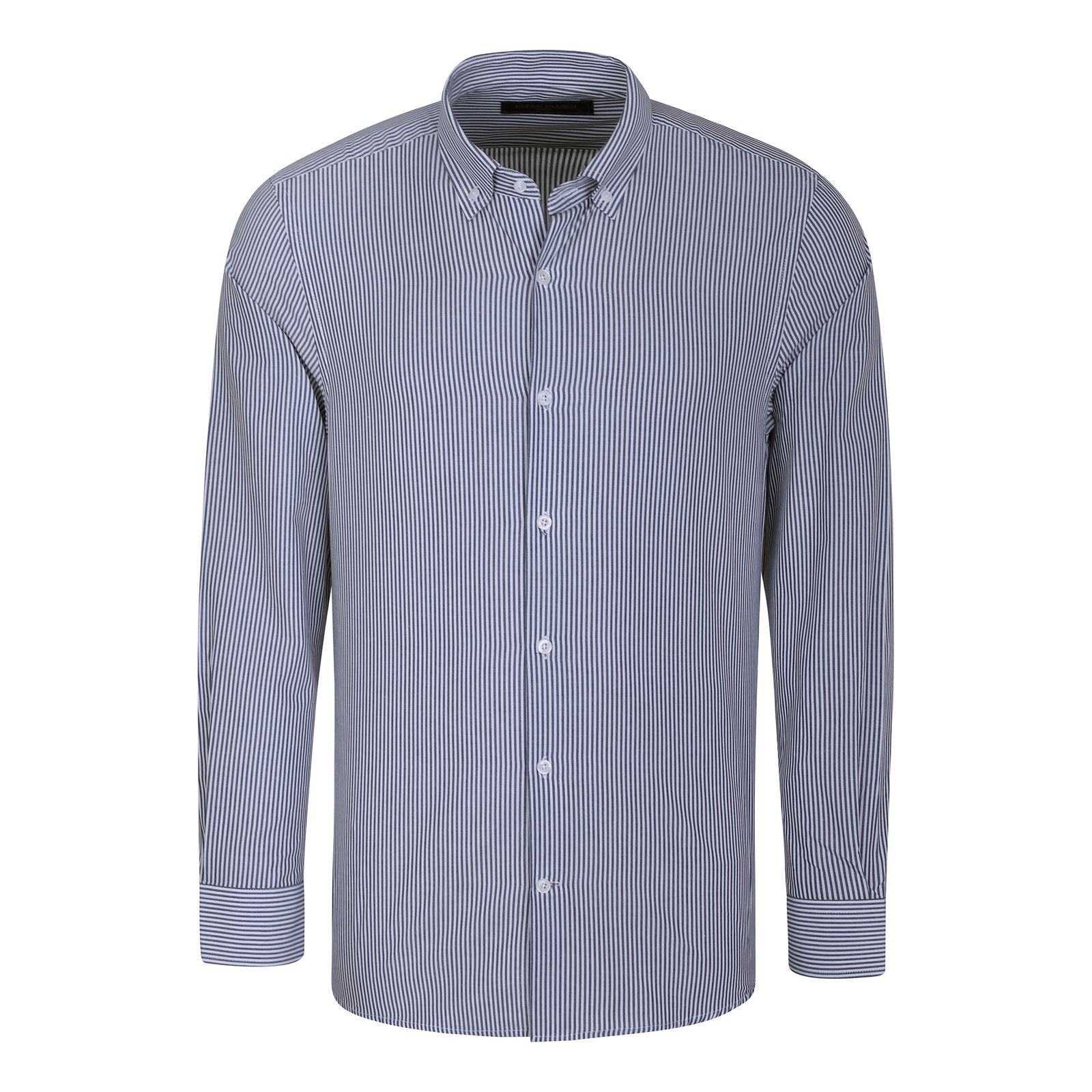 پیراهن آستین بلند مردانه پاتن جامه مدل رگولار طرح راه راه کد 402721030042280 - - 1