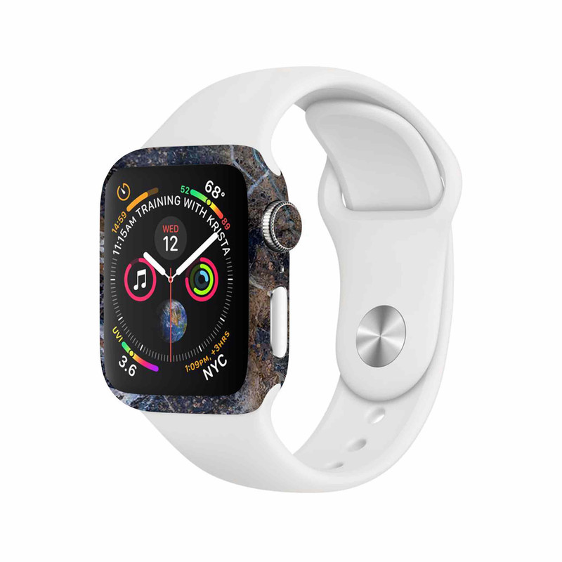 برچسب ماهوت طرح Earth_White_Marble مناسب برای اپل واچ Watch 4 40mm