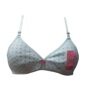 سوتین دخترانه مدل خالدار رنگ ابی