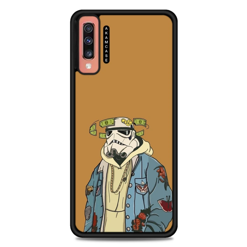 کاور آکام مدل AMC-WSGA70-STAR WARS7 مناسب برای گوشی موبایل سامسونگ Galaxy A70