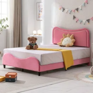 تخت خواب یک و نیم نفره مدل موج دار سایز 140x200 سانتی متر 