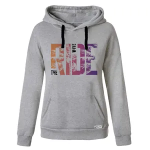 هودی مردانه مدل RIDE کد HM18 رنگ طوسی روشن