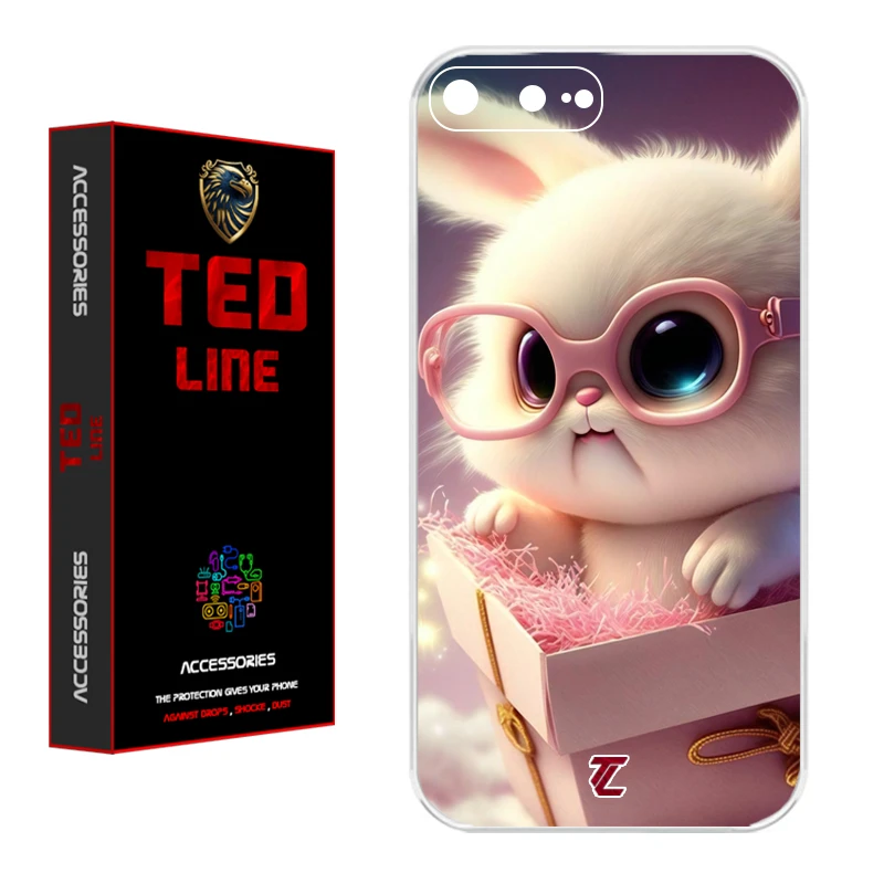 کاور تد لاین طرح خرگوش گوگولی کد 1111 مناسب برای گوشی موبایل اپل Iphone 7 Plus / 8 Plus