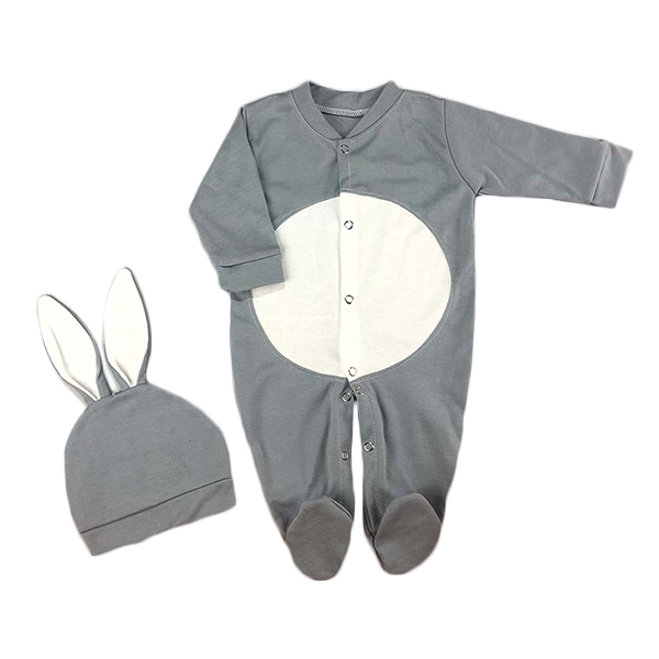 ست سرهمی و کلاه نوزادی مدل 101