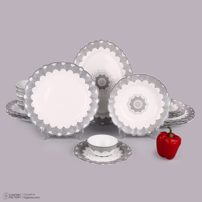 سرویس غذاخوری 25 پارچه 6 نفر آیروپال مدل کایرا