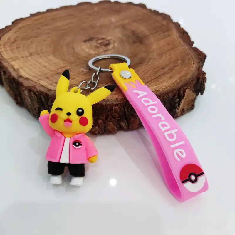 جاکلیدی مدل سیلیکونی طرح پوکمون پیکاچو چشمک کد DB20