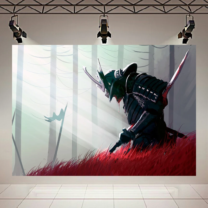 پوستر طرح سامورایی مدل لحظه آخر کد AR32287