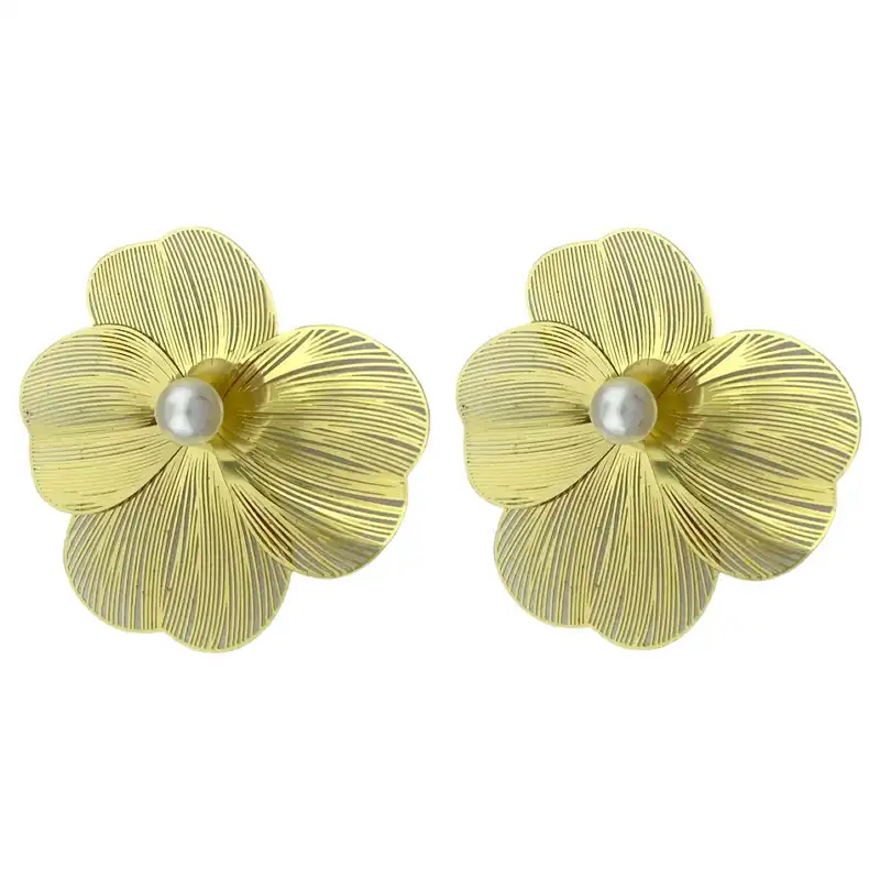 گوشواره زنانه مدل گل E5237