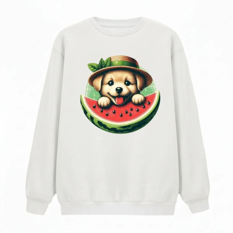 سویشرت زنانه مدل سگ یلدایی کد v17 